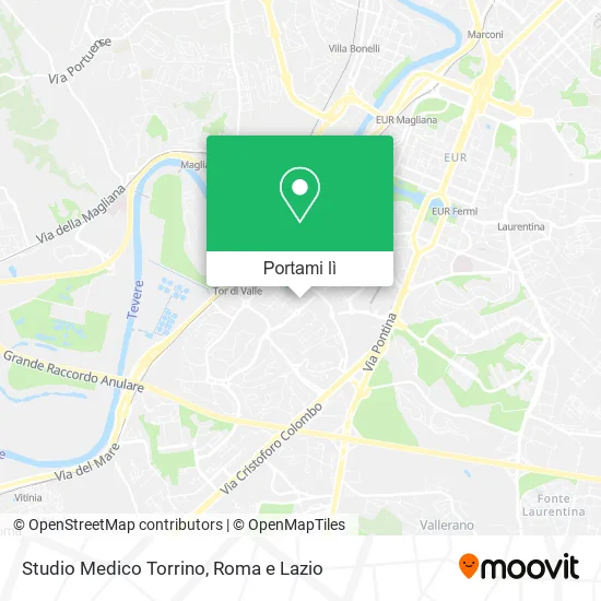Mappa Studio Medico Torrino