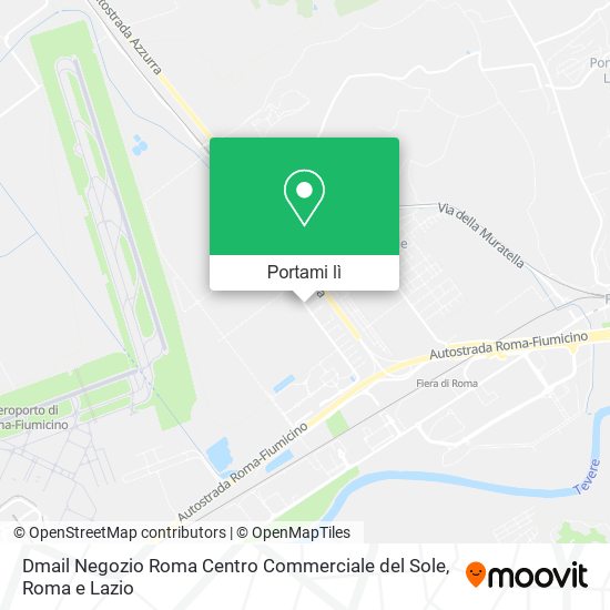 Mappa Dmail Negozio Roma Centro Commerciale del Sole