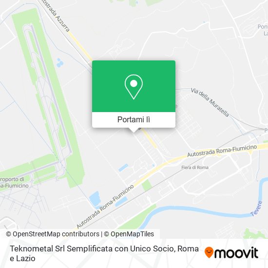 Mappa Teknometal Srl Semplificata con Unico Socio