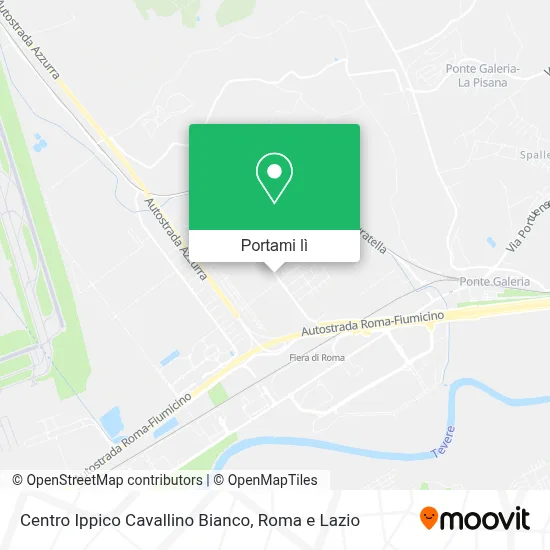 Mappa Centro Ippico Cavallino Bianco