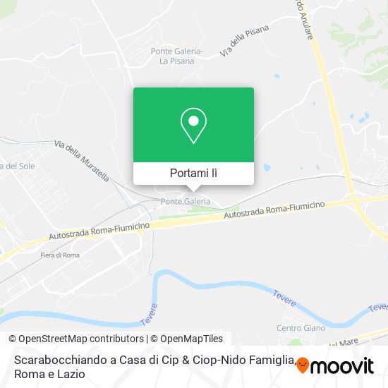 Mappa Scarabocchiando a Casa di Cip & Ciop-Nido Famiglia