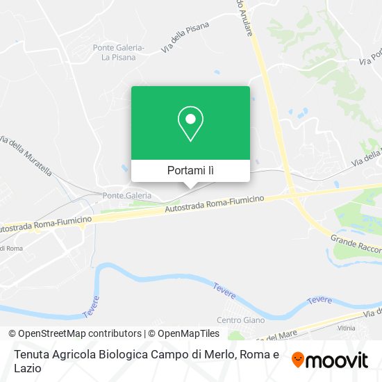 Mappa Tenuta Agricola Biologica Campo di Merlo