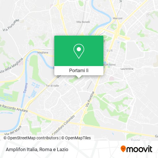 Mappa Amplifon Italia