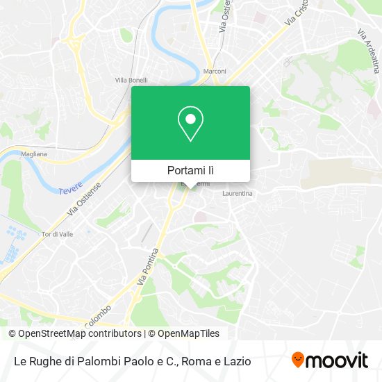 Mappa Le Rughe di Palombi Paolo e C.