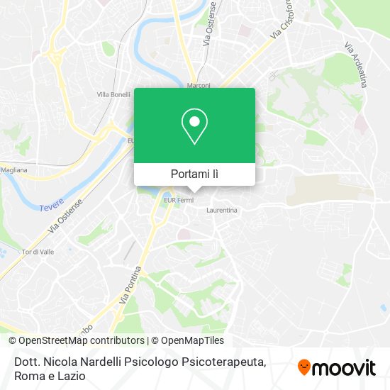 Mappa Dott. Nicola Nardelli Psicologo Psicoterapeuta