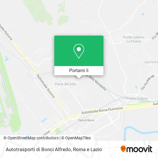 Mappa Autotrasporti di Bonci Alfredo