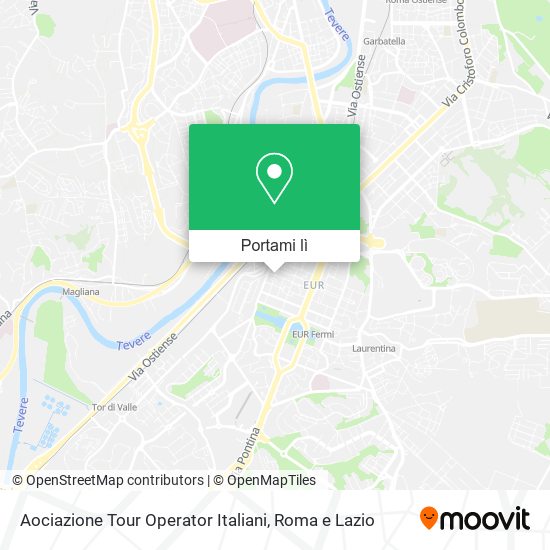 Mappa Aociazione Tour Operator Italiani
