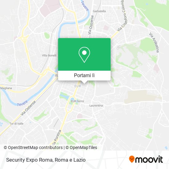 Mappa Security Expo Roma