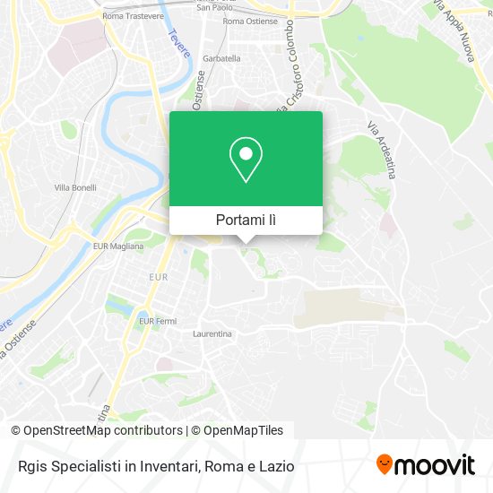 Mappa Rgis Specialisti in Inventari