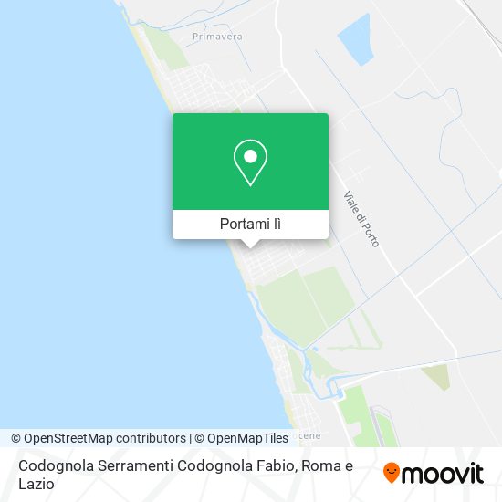 Mappa Codognola Serramenti Codognola Fabio