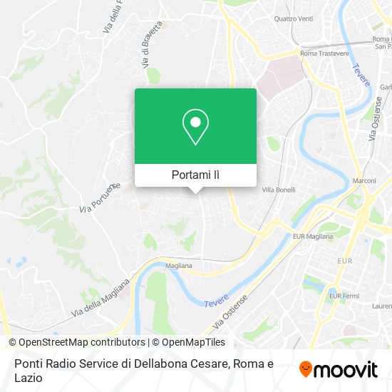 Mappa Ponti Radio Service di Dellabona Cesare