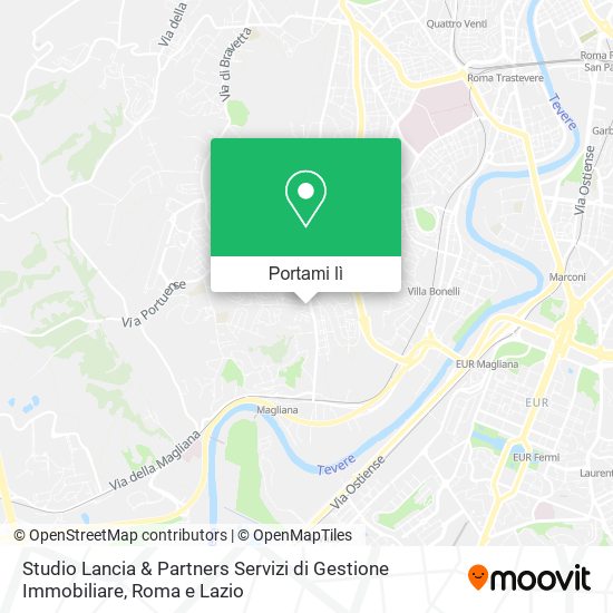 Mappa Studio Lancia & Partners Servizi di Gestione Immobiliare