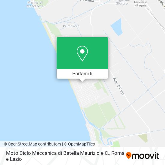 Mappa Moto Ciclo Meccanica di Batella Maurizio e C.