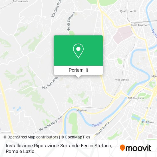 Mappa Installazione Riparazione Serrande Fenici Stefano