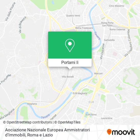 Mappa Aociazione Nazionale Europea Ammistratori d'Immobili