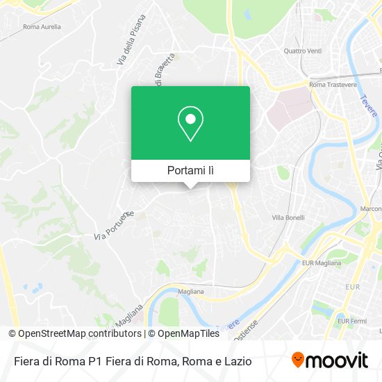 Mappa Fiera di Roma P1 Fiera di Roma