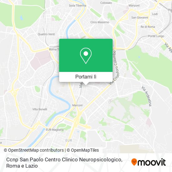 Mappa Ccnp San Paolo Centro Clinico Neuropsicologico
