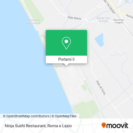 Mappa Ninja Sushi Restaurant