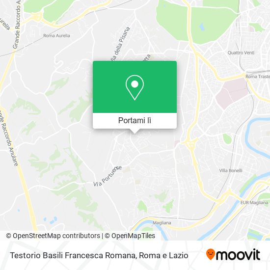 Mappa Testorio Basili Francesca Romana
