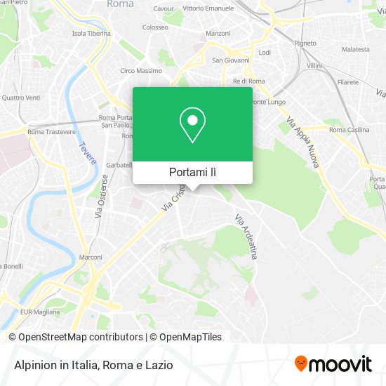 Mappa Alpinion in Italia