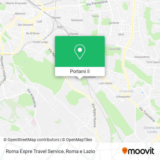 Mappa Roma Expre Travel Service