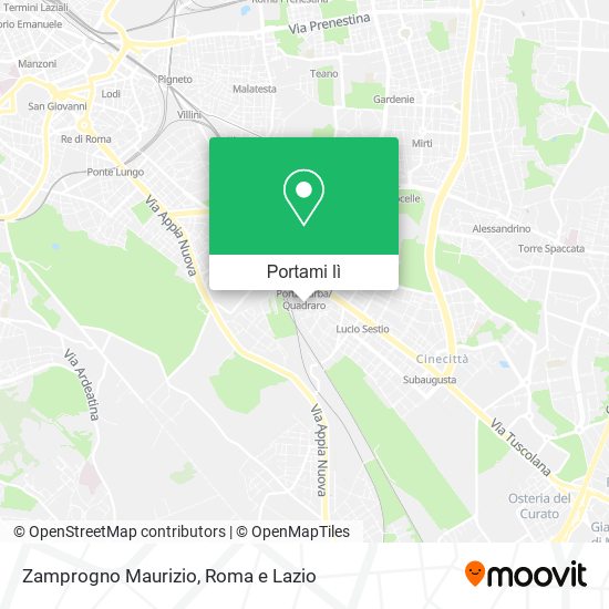 Mappa Zamprogno Maurizio