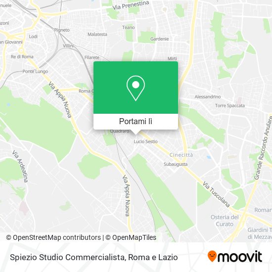 Mappa Spiezio Studio Commercialista