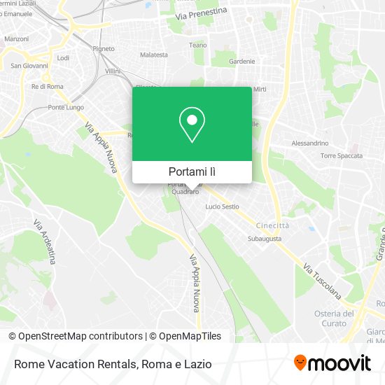 Mappa Rome Vacation Rentals