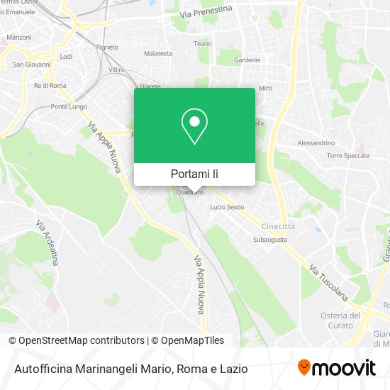 Mappa Autofficina Marinangeli Mario