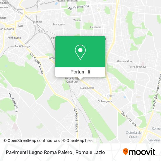 Mappa Pavimenti Legno Roma Palero.