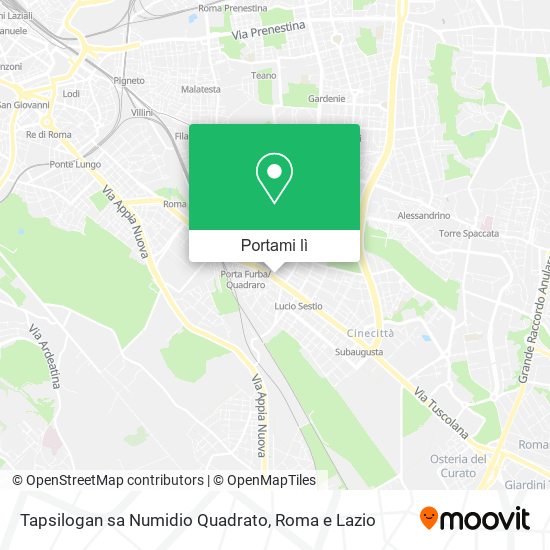 Mappa Tapsilogan sa Numidio Quadrato