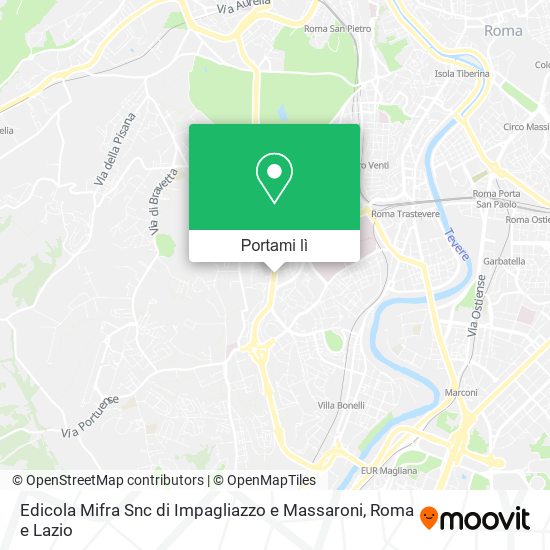 Mappa Edicola Mifra Snc di Impagliazzo e Massaroni