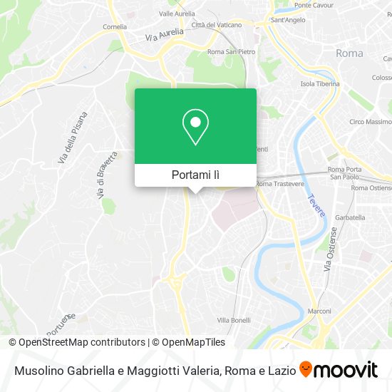 Mappa Musolino Gabriella e Maggiotti Valeria
