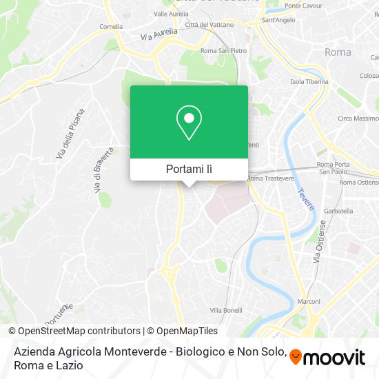 Mappa Azienda Agricola Monteverde - Biologico e Non Solo