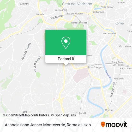 Mappa Associazione Jenner Monteverde