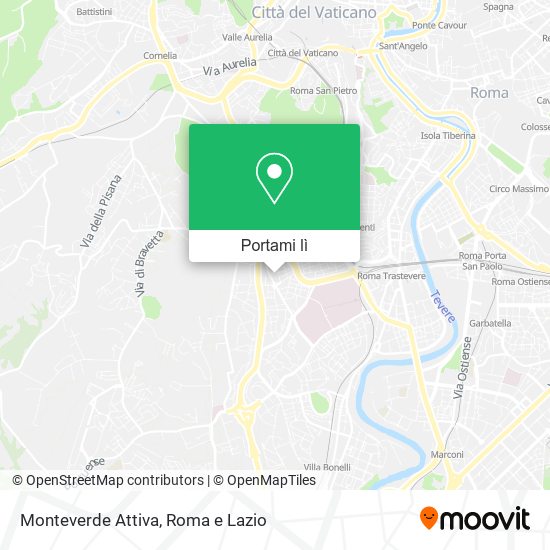 Mappa Monteverde Attiva