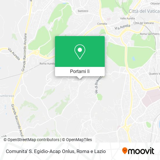 Mappa Comunita' S. Egidio-Acap Onlus