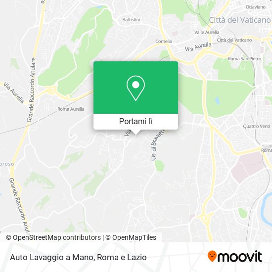 Mappa Auto Lavaggio a Mano