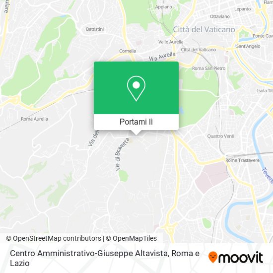 Mappa Centro Amministrativo-Giuseppe Altavista