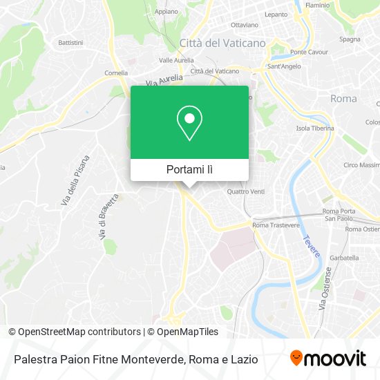 Mappa Palestra Paion Fitne Monteverde