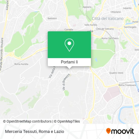 Mappa Merceria Tessuti