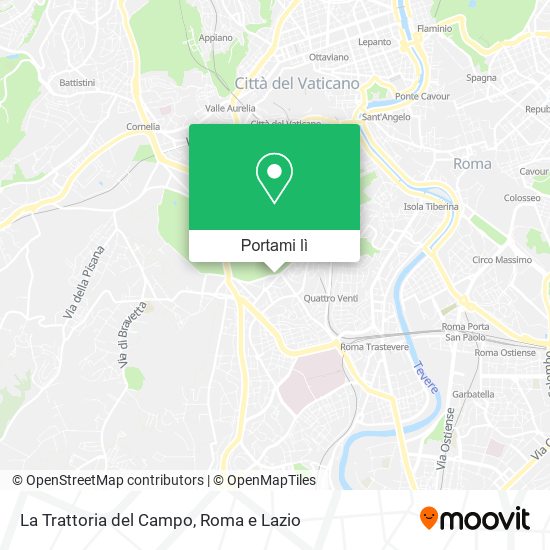 Mappa La Trattoria del Campo