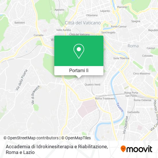 Mappa Accademia di Idrokinesiterapia e Riabilitazione