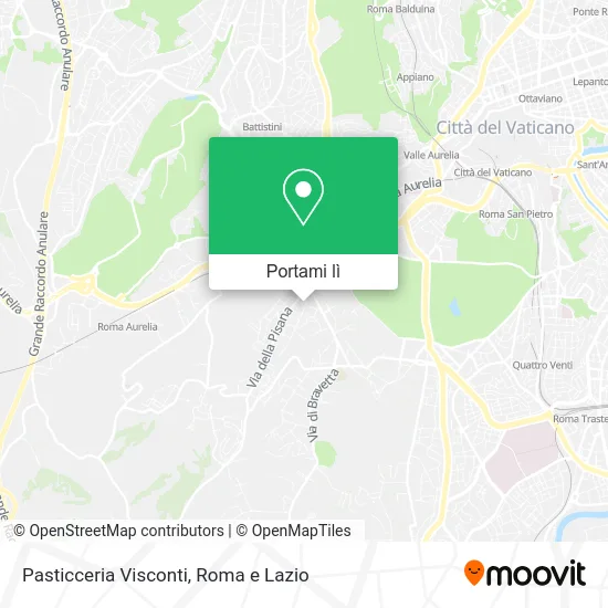 Mappa Pasticceria Visconti