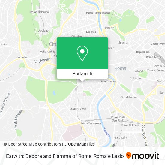 Mappa Eatwith: Debora and Fiamma of Rome