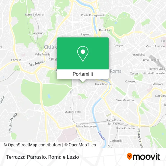 Mappa Terrazza Parrasio