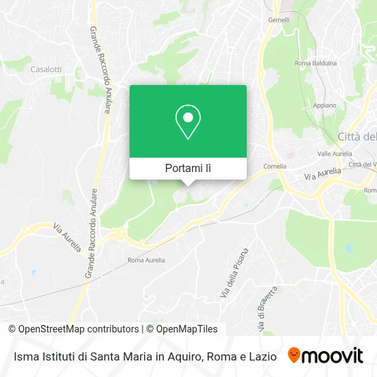 Mappa Isma Istituti di Santa Maria in Aquiro