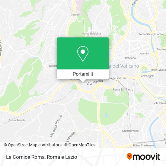 Mappa La Cornice Roma