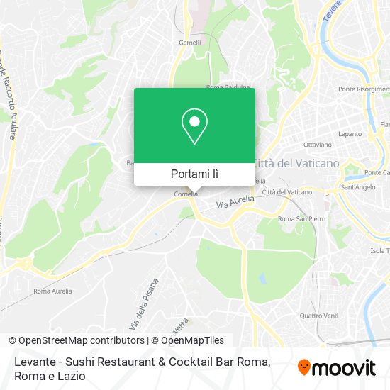 Mappa Levante - Sushi Restaurant & Cocktail Bar Roma