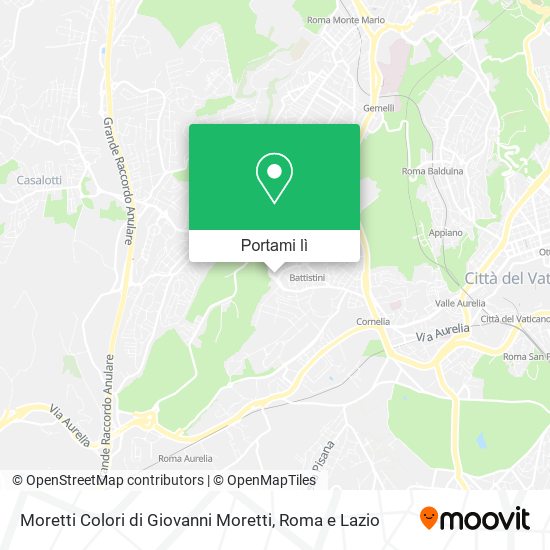 Mappa Moretti Colori di Giovanni Moretti
